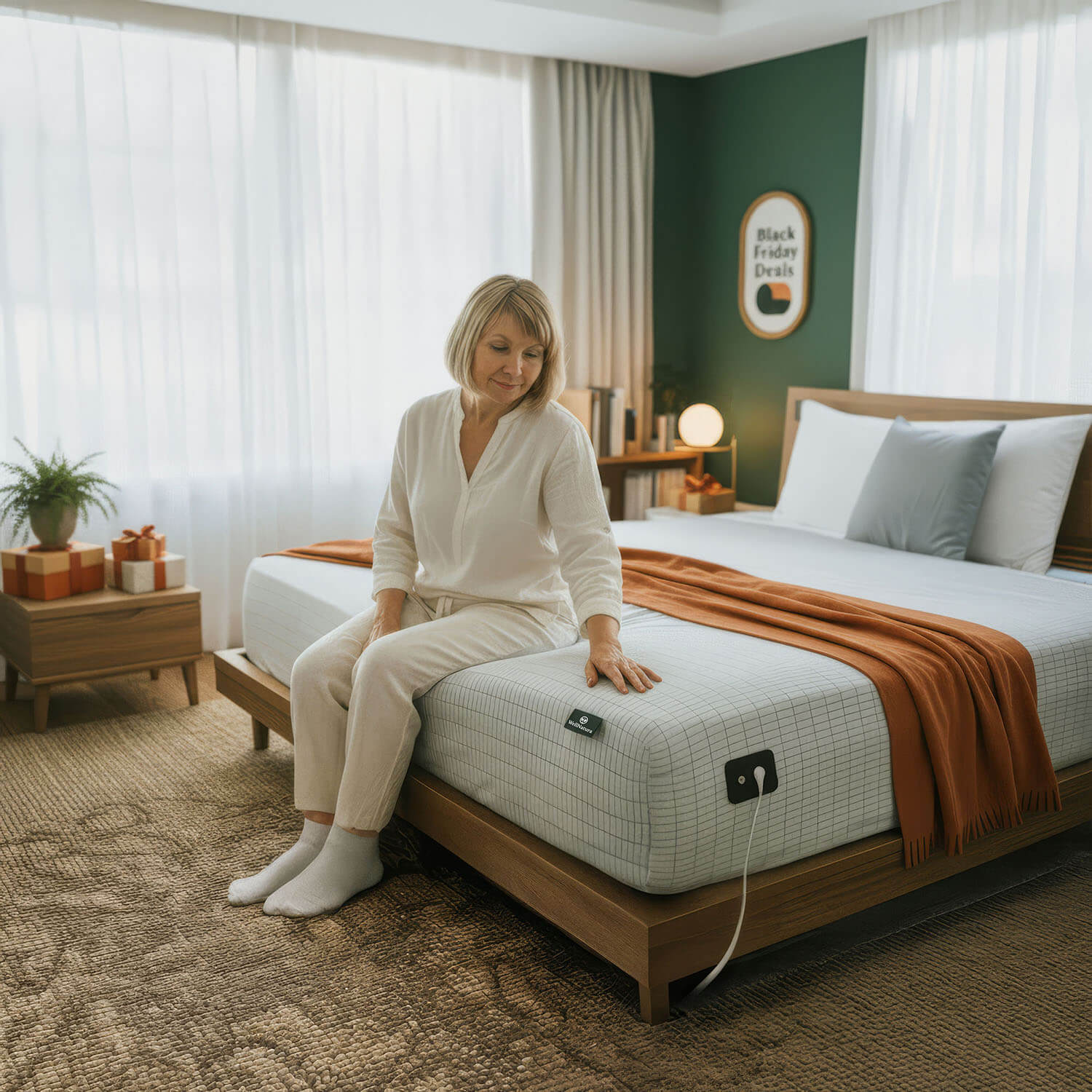 Erdungs-Bettlaken für Tiefenentspannung & besseren Schlaf