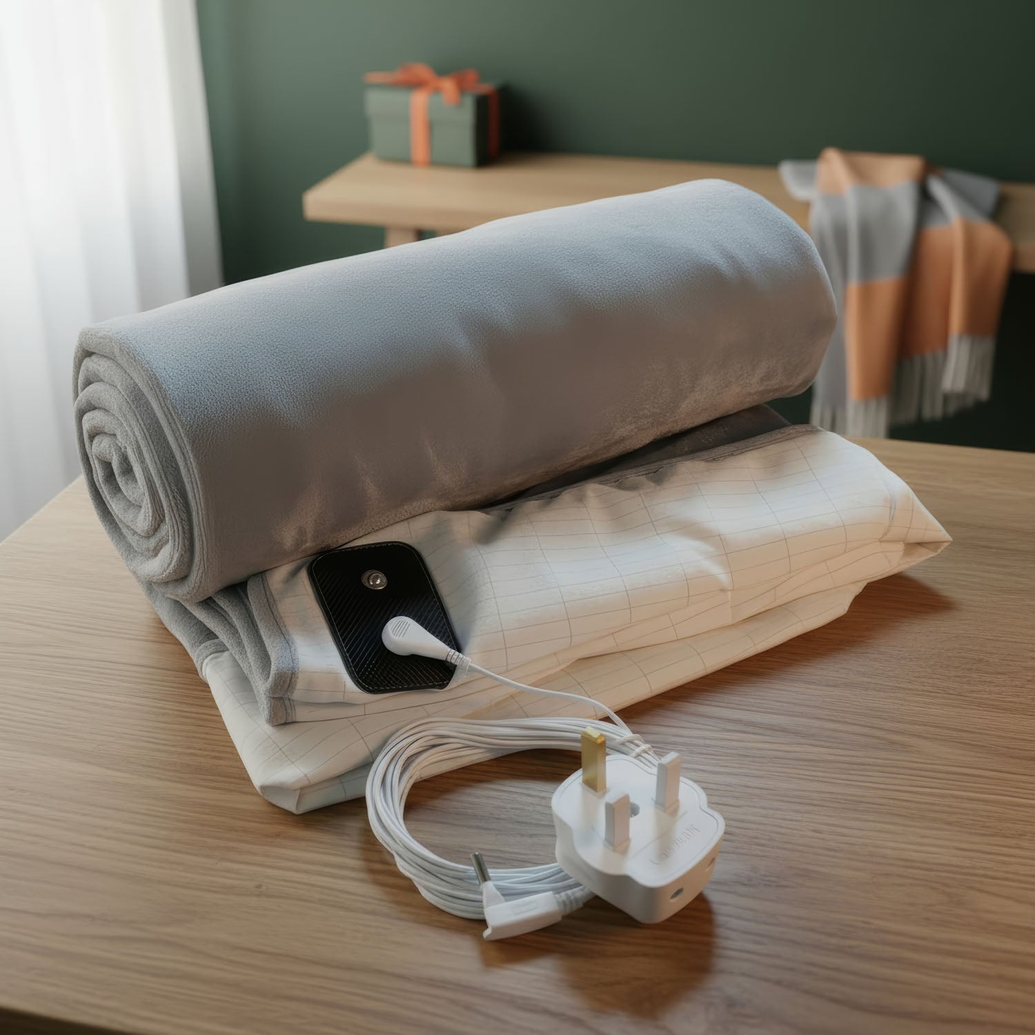 Erdungs-Kuscheldecke für den Winter