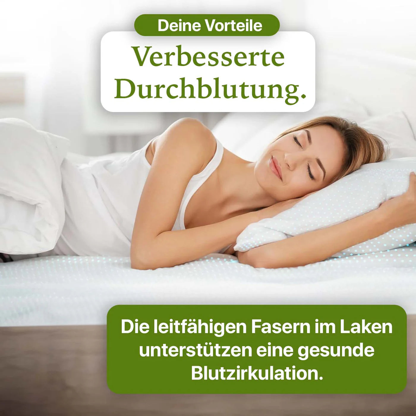 Erdungs-Bettlaken für Tiefenentspannung & besseren Schlaf